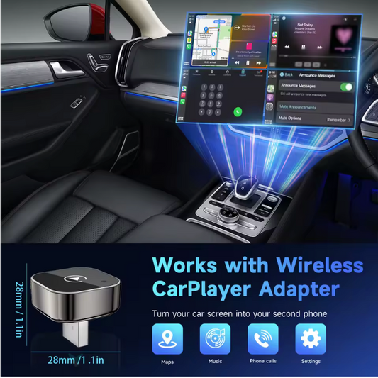 Wireless CarPlay Android Auto Smart Mini Box Plug And Play Universal
