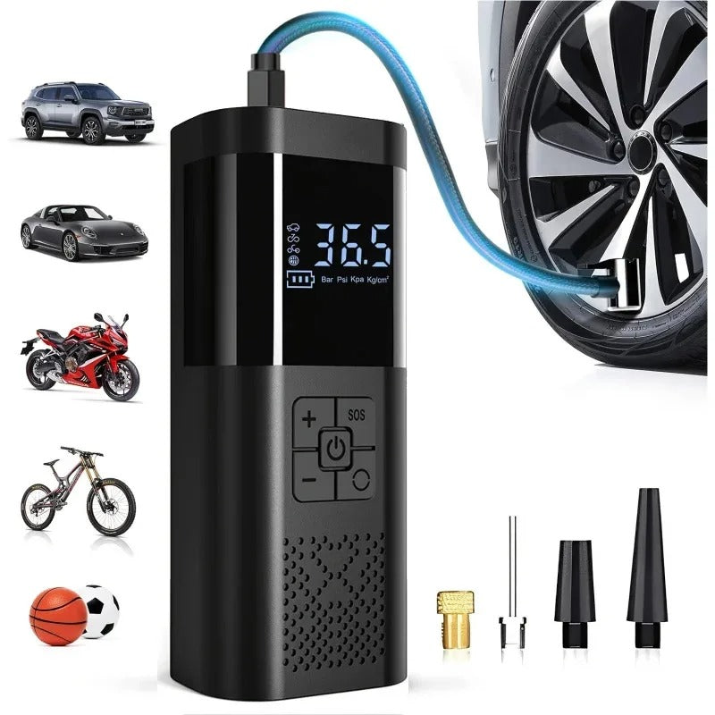 Portable Wireless Car Air Compressor Pump
