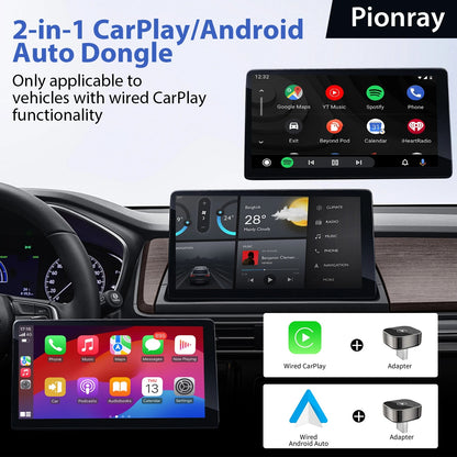 CarPlay 2in1 Wireless Adapter Android Auto