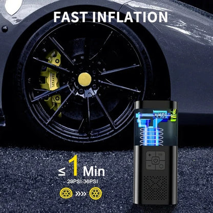 Portable Wireless Car Air Compressor Pump